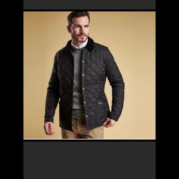 barbour trough quilted jacket